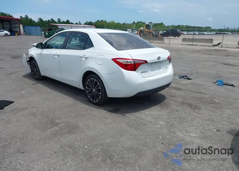 2016 Toyota Corolla S z USA, uszkodzony, nr VIN 2T1BURHEXGC631646